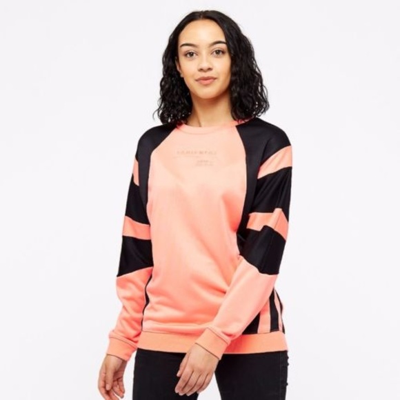 Adidas Tops - Adidas Originals EQT Chalk Coral Black Sweatshirt
